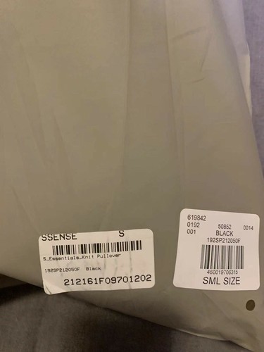 Neu mit Etikett Essentials Strick Logo Hoodie ~ Größe: S ~ schwarz & taupe (ausverkauft) - Bild 12 von 18