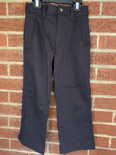 George Boys Dress Pants Chino Black 