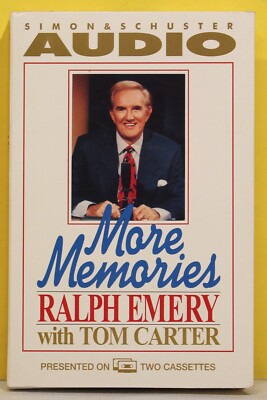 More Memories - Ralph Emery with Tom Carter - Simon & Schuster 2 Audio Cassettes
