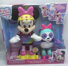 Disney Junior Minnie Mouse Roller-Skating Party Interactive Lights Up Sings 3+