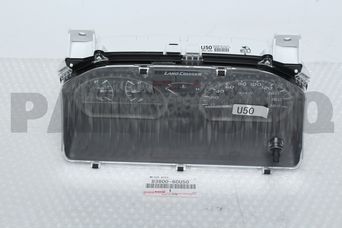 8380060U50 Genuine Toyota METER ASSY, COMBINATION 83800