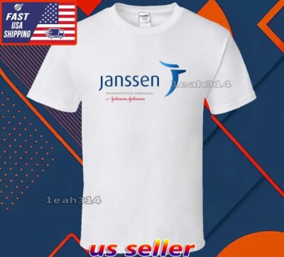 New Janssen Pharmaceuticals Of Johnson And Johnson Logo T-Shirt Funny Size S-5XL