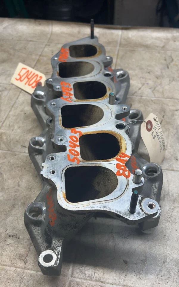 Нижний впускной коллектор двигателя в сборе 2009-2012 HYUNDAI VERACRUZ KIA SEDONA 3,8 л - Изображение 3 из 4