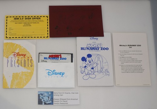 Mickey's Runaway Zoo Disney Software IBM PC Floppy Disk Ages 2-5 (H4) - Picture 4 of 5