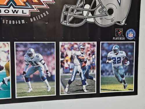 Poster Starline Dallas Cowboys VS Steelers 1996 Super Bowl XXX 30 22,25x34,5" - Foto 6 di 7