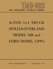 TM9-803 War Department Technical Manual Willys-Overland MB, Ford GPW