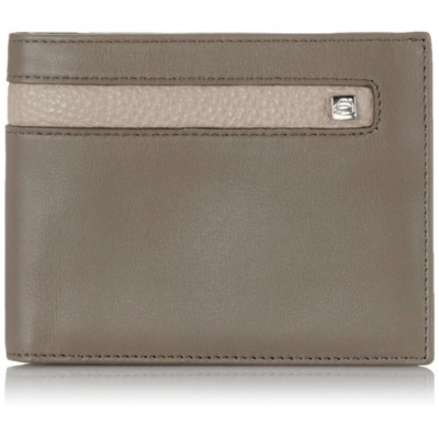 PIQUADRO MENS TURTLE LEATHER ALGORITHM WALLET