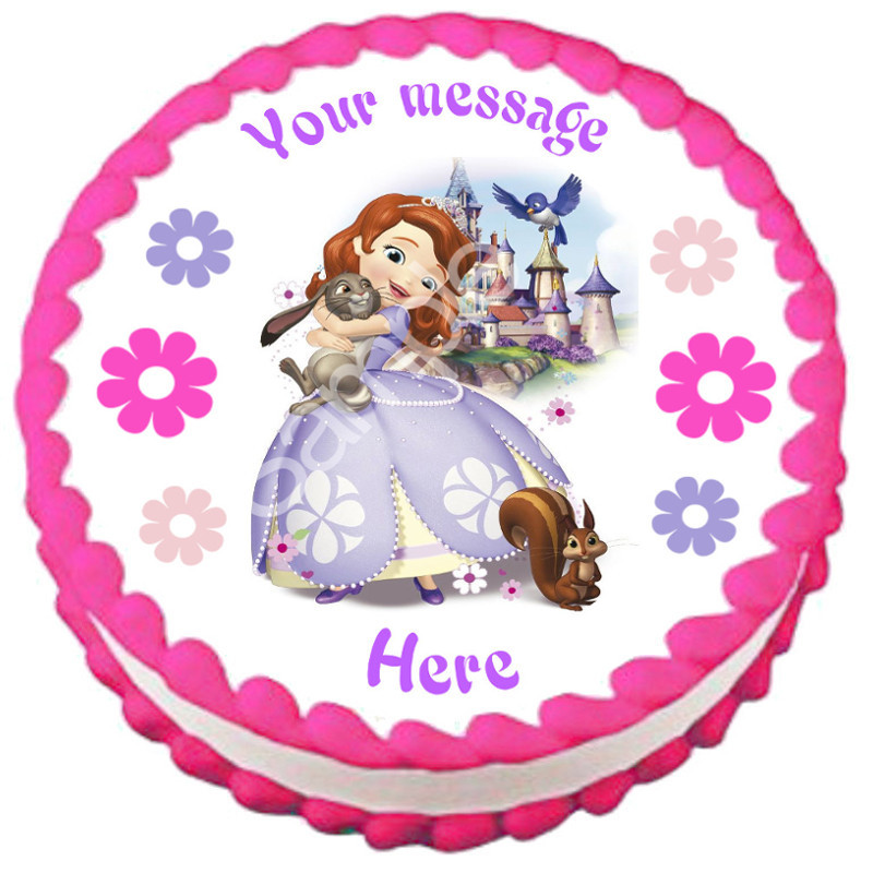 SOFIA THE FIRST Party Edible Cake topper image | eBay