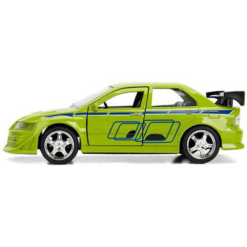 Highly Collectible F&F 2002 Mitsubishi Lancer EVO VII 1:32
