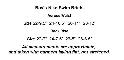 Nike Boys Swim Briefs Swimsuit Bottoms Youth Core Solids Swimwear TESS0052 - Picture 2 of 7