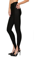 JJJ Fashion Yoga Terricot Hi Waist Stirrup Leggings-Made in USA