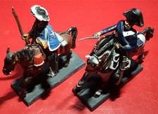 2 Cavalieri con Cavalli piombo DEA By Cassandra Carabiniere e Cavaliere Piemonte