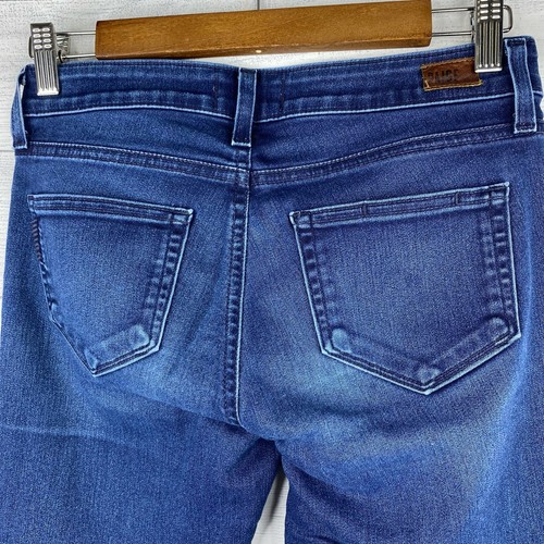 Paige Womens Paula Verdugo Ankle Raw Hem Cuffed Denim Jeans size 26 - Picture 8 of 9