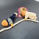 Vintage 80’s Mini Cabbage Patch Kids Clip-On Pencil Huggers Toys Lot Of 2