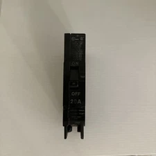 Breaker TYPE 277 V G Electric TEY120,  20A Single 1 Pole Circuit. New - Open Box