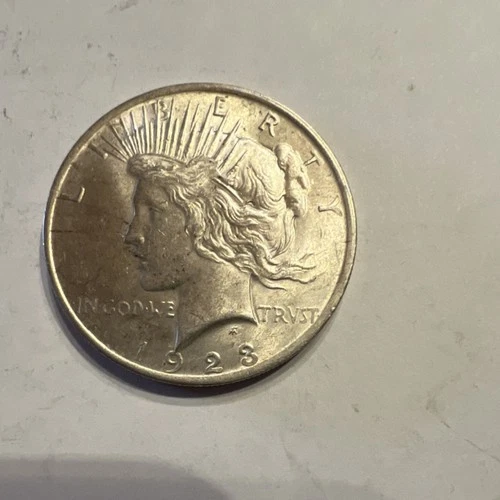 1923 Peace Dollar $1 Silver-Philadelphia Circulated Business Strike Uncertified