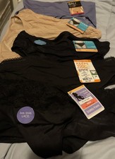 Size 7 Lot New Vintage Panties 1 Bali, 2 Vanity Fair, 1 Warner, 1 Barely There
