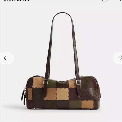 NWT Coach-Coachtopia Alter/Ego Slouchy Satchel Bag (Olive Multi)