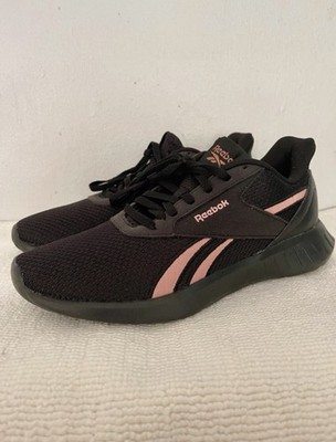 Reebok Damen Schnürschuhe Turnschuhe Schwarz Pink Größe 4