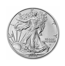 2025 1 oz American Silver Eagle Coin (BU)