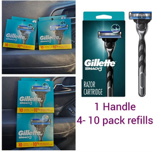 🔥 Gillette Mach3 Razor +  40ct Refill Cartridges 🔥