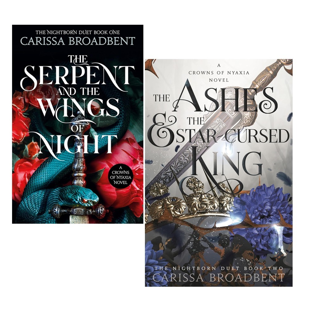 Crowns of Nyaxia Series Carissa Broadbent 2 Books Ashes and the Star-Cursed King