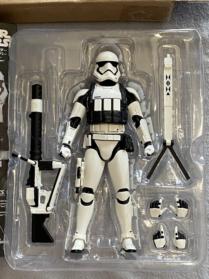 Bandai S.H. Figuarts Star Wars First Order Stormtrooper Heavy Gunner *Auténtico* Foto 2 de 4
