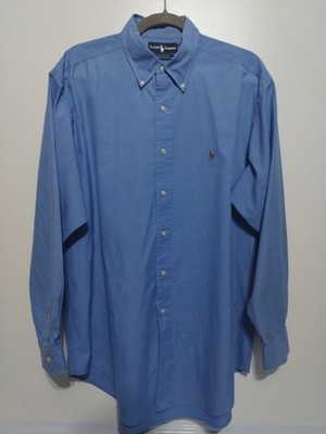 Ralph Lauren Shirt Größe 16,5 blau Top Zustand