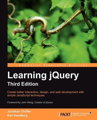 Chaffer - Learning Jquery Third Edition - New paperback or softback - P555z