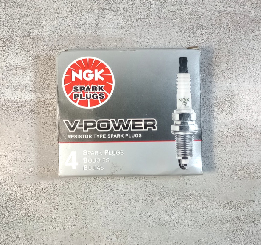 4 Pack Spark Plug-V-Power NGK 7373/FR5