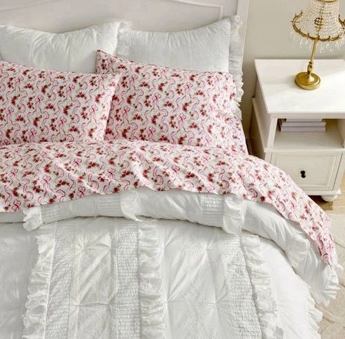 Pottery Barn Teen Love Shack Fancy Fěte de l’Eau Sheet Set