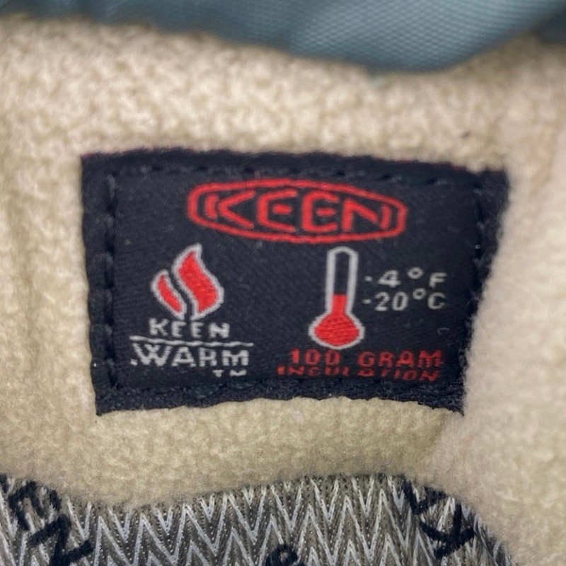 Stivali da neve KEEN Hoodzerra blu cinturino regolabile impermeabili moda isolati 7