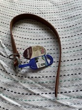 Ancol Dog Collar Size 8 Heritage Leather  Tan BNWT 26 Inches/65cm