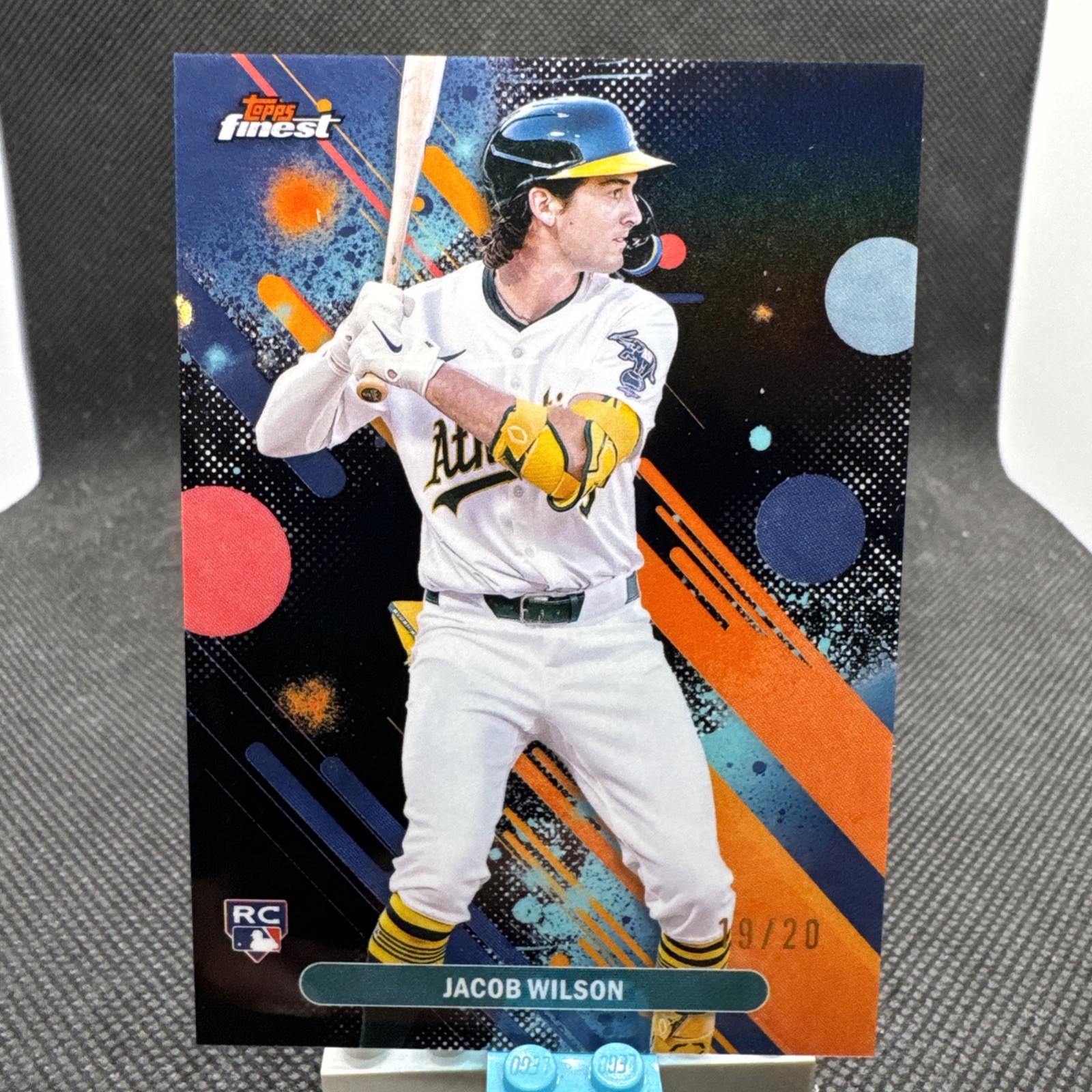 2025 Topps Finest Jacob Wilson RC #61 Black /20 A’s