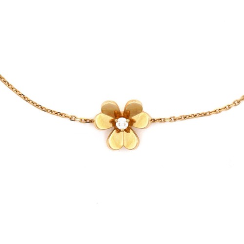 Van Cleef & Arpels Frivole Bracelet 18K Yellow Gold with Diamond Mini - Picture 4 of 4