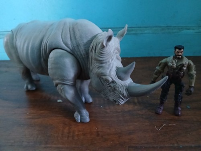 #ad Lanard Jumanji Charging Rhino Figure Toy with Electronic Sounds 2019 Model $29.99