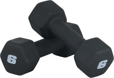 Barbell Neoprene Dumbbell Weights Pairs & Sets | Black