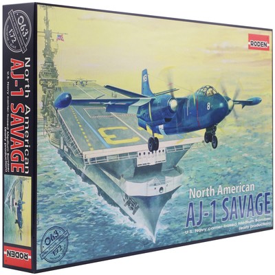 Roden AJ-1 Savage North American US Navy Carrier Based Bomber Model Kit 1/72
