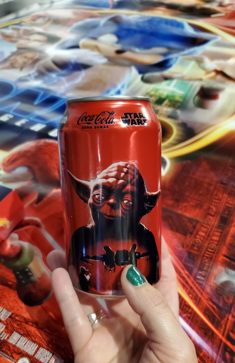 Yoda Star Wars × Coca Cola Zero Sugar Can Opened | eBay
