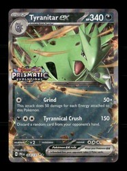 Tyranitar ex 064/131 Prismatic Evolutions Double Rare Holo