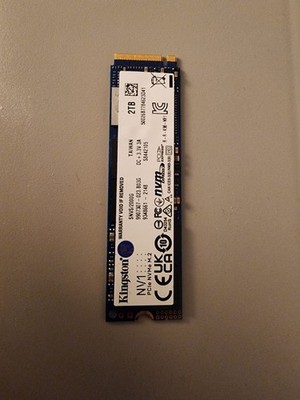 Kingston NV1 2TB PCIe NVMe M.2 Internal SSD (SNVS/2000G)