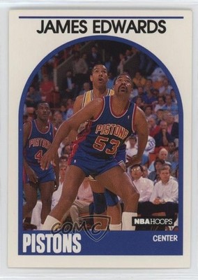 1989-90 NBA Hoops James Edwards (Extra Black Line Next to the Card Number) 12vl