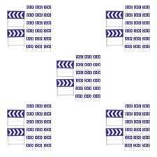  100-teiliges Mini-Verkehrsschranken-Set, Spielzeug-Baustellenschilder,