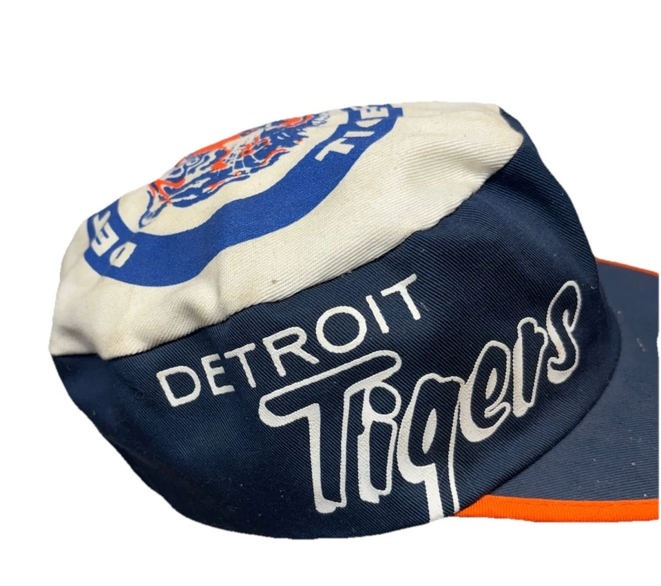Vintage 80s MLB Detroit Tigers Painters Hat Made In USA - Image 2 of 4