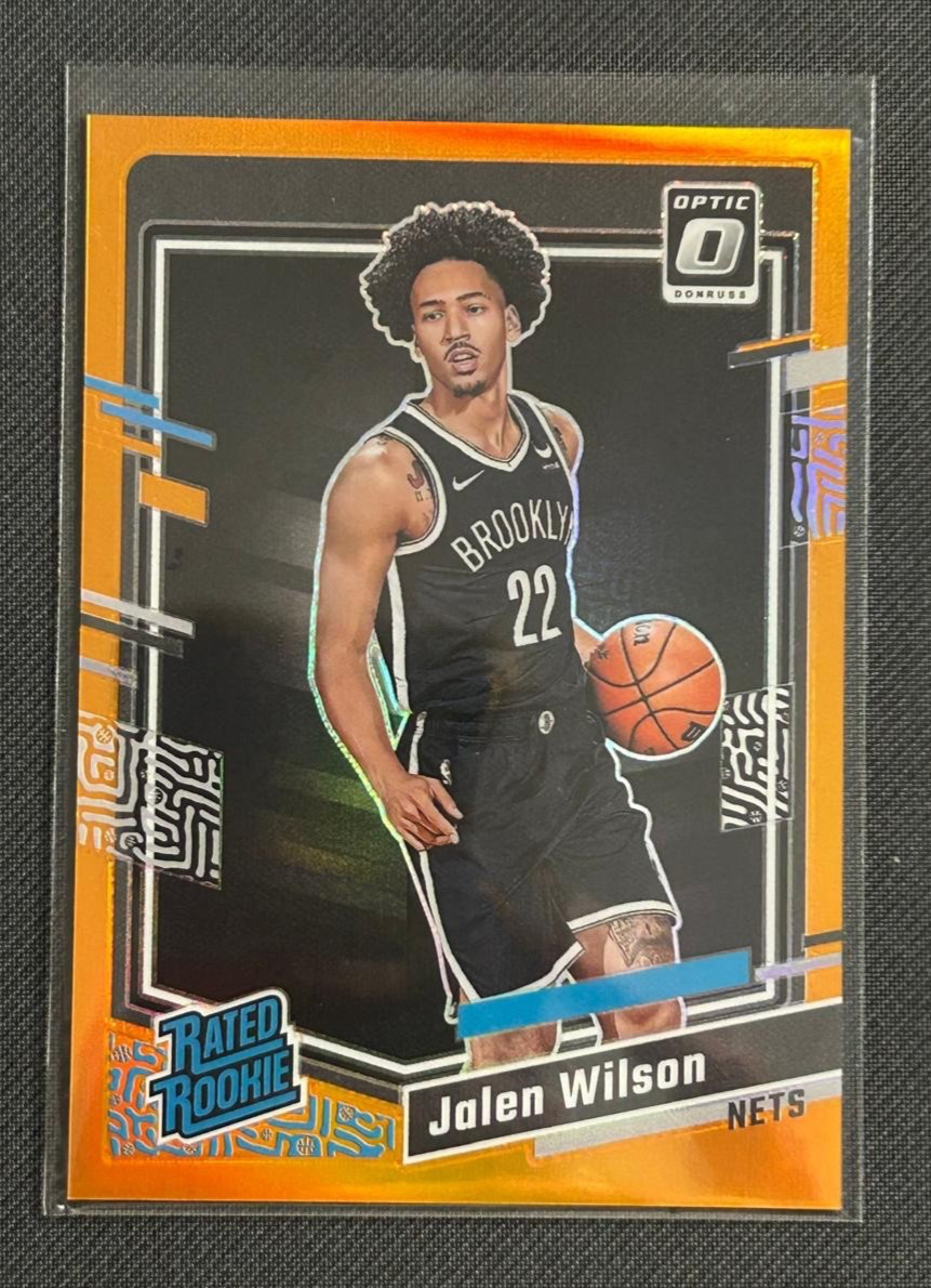 2023-24 Panini Donruss Optic Rated Rookie Jalen Wilson #206 Orange Prizm /199 NM