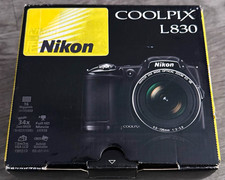 Nikon COOLPIX L830 16MP 34x Zoom Full HD Compact Digital Camera Black