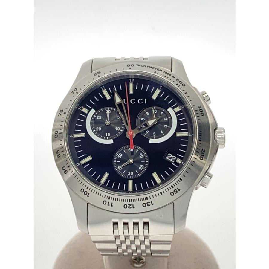 GUCCI スイス製ステンレススチール製126.2 GUCCI 126.2 Case Size 5.2 ×4.8cm Band Size 17cm Used Watch