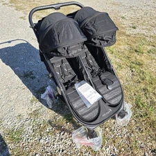 OPEN BOX NEW Baby Jogger City Tour 2 Double Stroller Black 