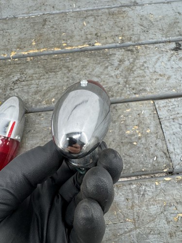 Harley Panhead Bullet Lights Torpedo Marker Lights Shovelhead Vintage Accessory - 第 16/18 張圖片