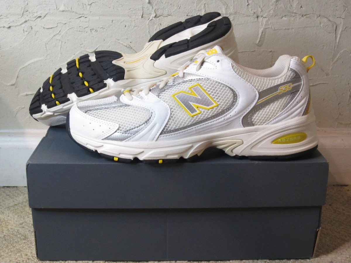 New Balance 530 MR530SY White Sea Salt Yellow Men's Size 10 NEW